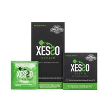 XESSO Sheath Ultra-thin Lubricated Latex Condoms with Reservoir Tip 3, 12 Pack picture