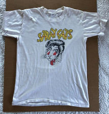Vintage - STRAY CATS - T-Shirt -   1980's - Seller Owned - not a reproduction picture
