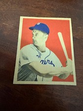 Gene Hermanski Brooklyn Dodgers 1949 Bowman #20 Vintage Baseball Card picture