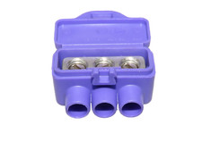 King Innovation 95135 Aluminum Connector 3 Port AL/CU Lug (Pack of 100) picture