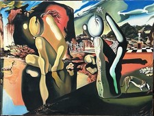 Vintage Oil Painting, Surrealism, Modernism, Landscape, Extraordinary, Hand Made picture