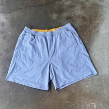 Birddogs Gym Shorts Mens 3XL Blue Excellent Lined Athletic Zipper Pockets picture