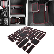 Cup Holder Insert Liners for Toyota Tundra 2022-2026 Custom Non-Slip Mats picture