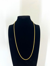 10K Solid Gold Rope Chain – 22” – 6g – Brand New picture