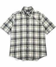 Carhartt Men's Regular Fit Plaid Short Sleeve Button-Down Shirt M Gray Tan picture