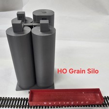 HO Scale 1:87 Grain Silo -Bulk Material Silo- No Assembly -   picture