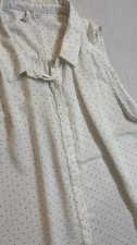 Elle Womens Button Up Dress Shirt XL picture