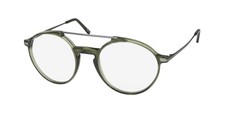 NEW ANDY WOLF 4547 EYEGLASSES FULL-RIM MENS D 51-19-145 AUSTRIA ROUND GREEN picture