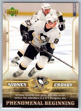 2005-06 Upper Deck Phenomenal Beginning Sidney Crosby Exclusive Gold Edition #7 picture