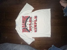Cotton Source Vintage 1994 In Racing Rules Are Simple T-Shirt Size L picture