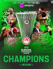 olympiacos fc football club europa league winners 2024 fridge magnet merchandise picture