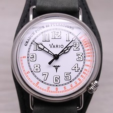 Vario 1918 Medic Trench Automatic 40mm Mens Watch Extra Engraved Caseback picture