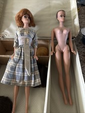 Vintage 1963 Wig Barbie And Case 2 Barbies And 5 Wigs Lot picture