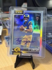 2026 Topps Flagship Football Ty Simpson Rookie Real One Autograph 302 picture