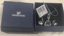 Swarovski Parallele Pendant Necklace White Genuine Swarovski and Earrings Set picture