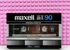 MAXELL UDXL I   90  1982 USA   TYPE I  BLANK CASSETTE TAPE (1) (SEALED) picture