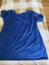 Patagonia Women's Cool Daily Short Sleeve T-shirt Blue Medium picture