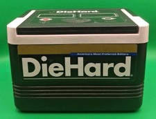 Vintage Igloo DieHard Black Car Battery Ice Chest 6 Pack Cooler Lunch Box picture