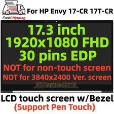 17.3in for HP Envy 17-CR 17-CR1025CL 17-CR1045CL LCD Touch Screen Assembly FHD picture
