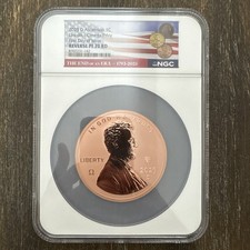 2025-D Ascension Island 1C Lincoln Omega Privy Copper NGC Reverse PF70 RD FDOI picture