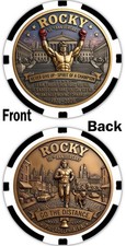 ROCKY - COMMEMORATIVE POKER CHIP - ROCKY COMMEMORATIVE POKER CHIP picture