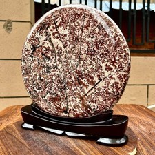 8.58LB Beautiful Natural Chinese Dendritic Limestone Picture Stone Guohua - Rare picture