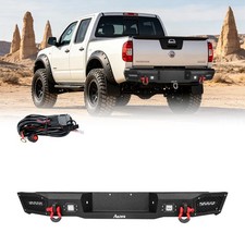 Aaiwa New Rear Bumper For 2005-2022 Nissan Frontier with LED Lights and D-Rings picture
