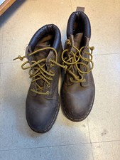Dr. Martens 939 Ben Boot Mens Size 10 Dark Brown Crazy Horse Leather Ankle Boots picture