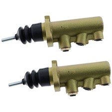 2X Master Brake Cylinder D143162 D141150 For Case 580K 580L 580L Series II 580M picture
