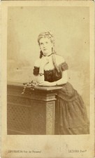 CDV Ca1870-1880 Portrait of the Marquise De Galliffet by LE JEUNE Succr. LEVITSK picture