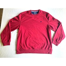 NWOT IZOD Advantage Performance Stretch Long Sleeve Pullover Shirt - Red - XL picture