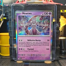 Mewtwo 151 Holo Pokémon TCG 150/165 Scarlet & Violet Rare picture