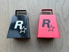 Rare Rockstar Games x Red Hook Crit Cowbell Lot – Black & Red Set picture