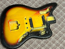 1965 1966 Fender Jaguar guitar body original sunburst picture