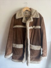 70s Schott NYC USA Western Rancher Jacket Coat Suede Leather Men’s 42 picture