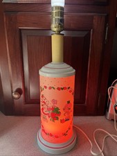 RARE VTG Strawberry Shortcake Lamp Glow Light Nightlight 1980s Works 3 Settings picture