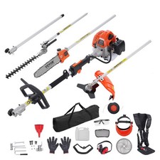 VEVOR 6-in-1 Multi-Functional Trimming Tools Gas Hedge Trimmer 52CC Weed Eater picture