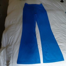 Lululemon Groove Super-High-Rise Flared Pant Poolside blue sz 8 EUC #1032 picture