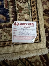 Antique Turkish Kayseri Bunyan Rug 6.5x10 ft Handwoven Wool Oriental Carpet picture