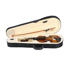Natural Full Size 1/8 Acoustic Violin w/ Case, Bow & Rosin, Beginner Fiddle picture