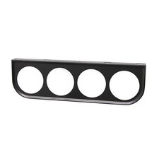 GlowShift Universal Black Quad Under Dash Gauge Pod Bracket 2-1/16