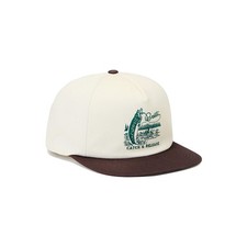 Brixton Catch and Release Snapback Hat Off White Men New With Tags picture