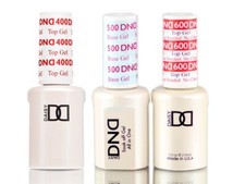 DND DAISY GEL Top Coat & Base Coat Set 3 pcs 400, 500, 600 NEW - gel nail polish picture