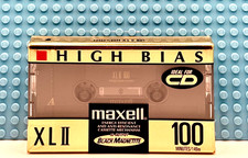 MAXELL XL II   100  1994  UK  TYPE II     BLANK CASSETTE TAPE (1) (SEALED) picture