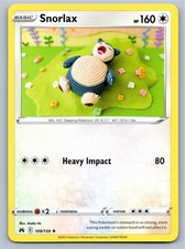 2023 POKEMON SNORLAX CROWN ZENITH 109/159 R NM A83654 FREE S&H picture