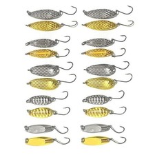 20PCS Metal Spoon Fishing Lure Spinnerbait Jig Heads Bait Freshwater Bass Trout picture