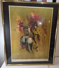Hoi Lebadang Horse Lithograph Limited Edition 325 Hand Signed Numbered picture