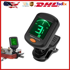 LCD Clip On Chromatic Acoustic Electric Guitar Ukulele Banjo Violin Bass  Tuner picture