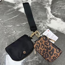 NWT Lululemon Dual Pouch Wristlet Keychain Wallet  picture