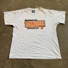VTG J. America University of Tennessee Volunteers T-Shirt Mens XL White NCAA Tee picture